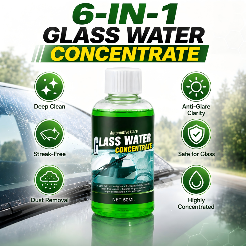 2026 Glass Concentrate 10ml makes 1L, cuts bugs & grime, streak-free