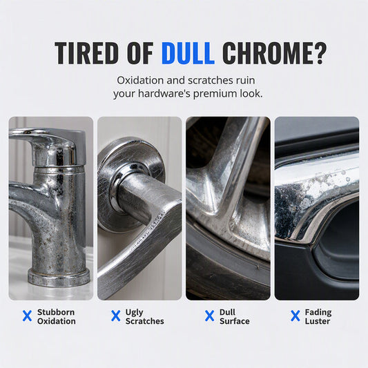 2026 50,! Chrome Restoration Set Removes Oxidation & Restores High-Gloss Metallic Finish | Premium Quality