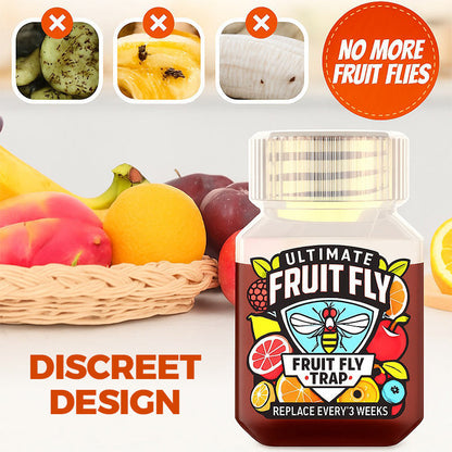 Fruit Fly Trap Attractant Easy Indoor Lure for Kitchens & Dining Areas