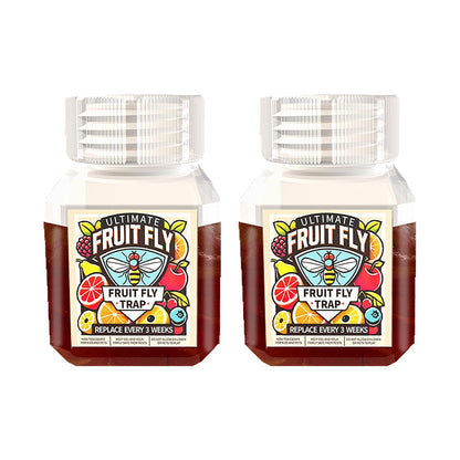 Fruit Fly Trap Attractant Easy Indoor Lure for Kitchens & Dining Areas