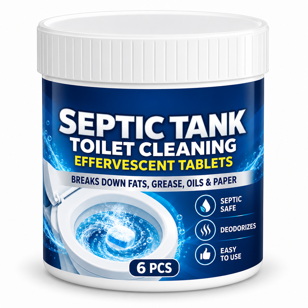 Effervescent Toilet Cleaning Tablets Drop, Fizz & Refresh