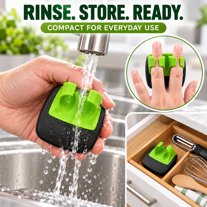 2026!Ergonomic Two-Finger Fruit and Vegetable Peeler