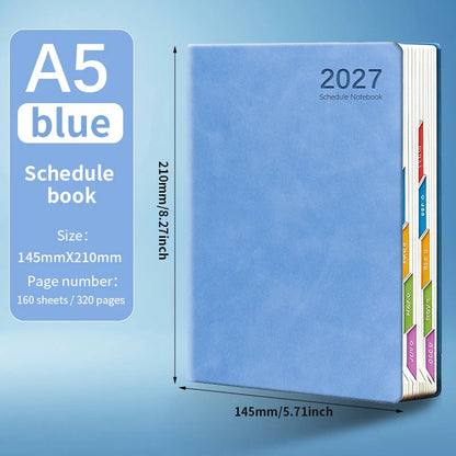2027 A5 Daily Planner