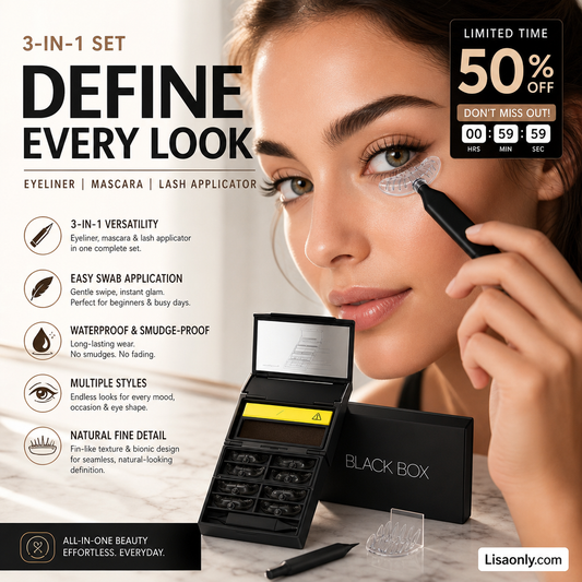 2026!3-in-1 Kit: Eyeliner and Lower Lash Stamp